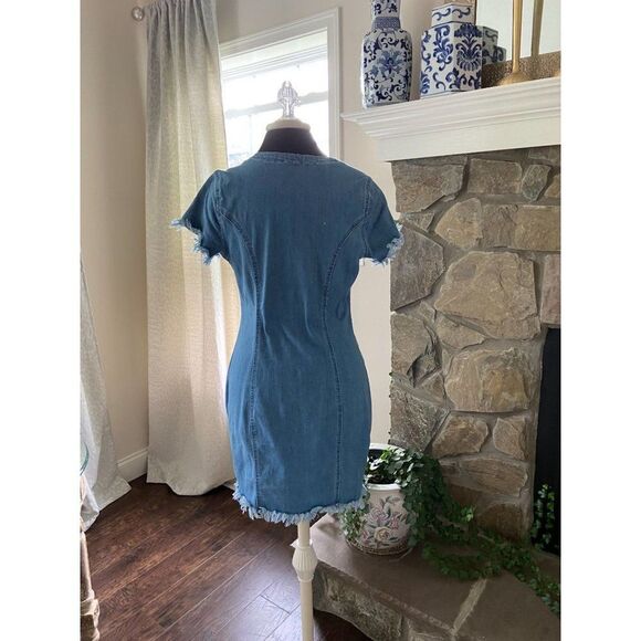 Venus Zip up Jean Dress (Size 10) - Picture 2 of 3